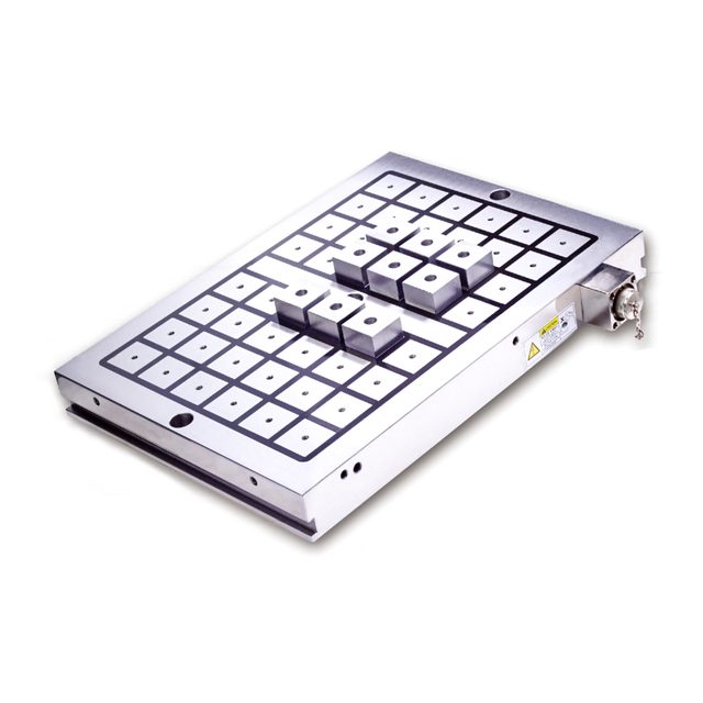 CNCマシニングセンター ワーク保持電磁チャック